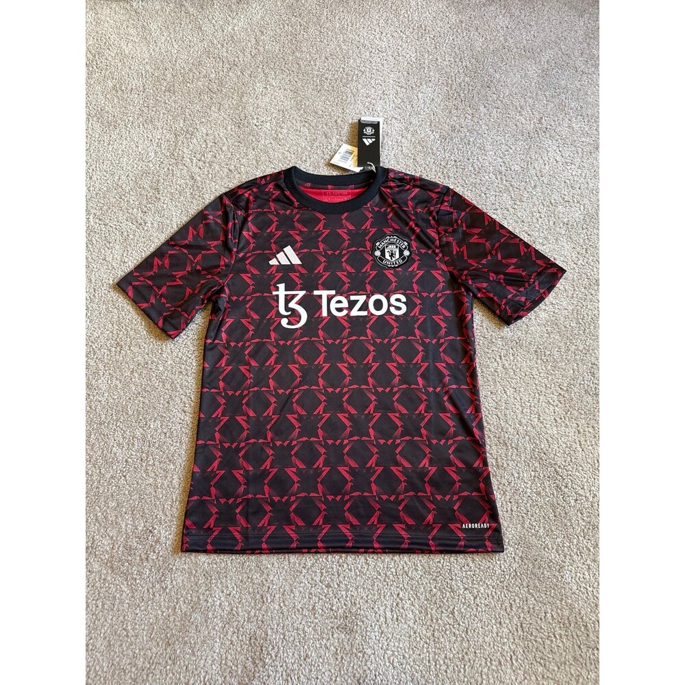 Manchester United Adidas Youth NWT Practice Jersey Size XL